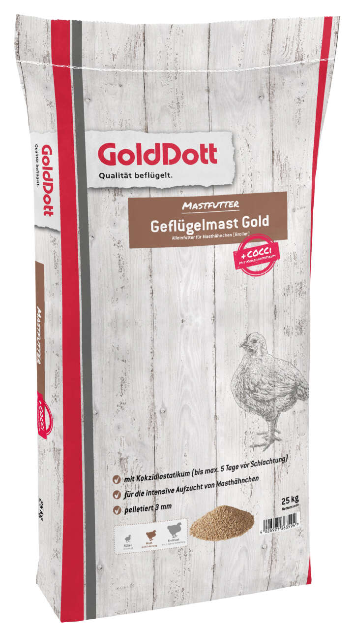 Golddott Geflügelmast Gold